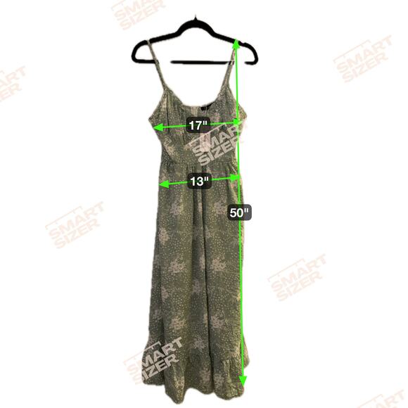 Green simplee dress size medium - Picture 3 of 6